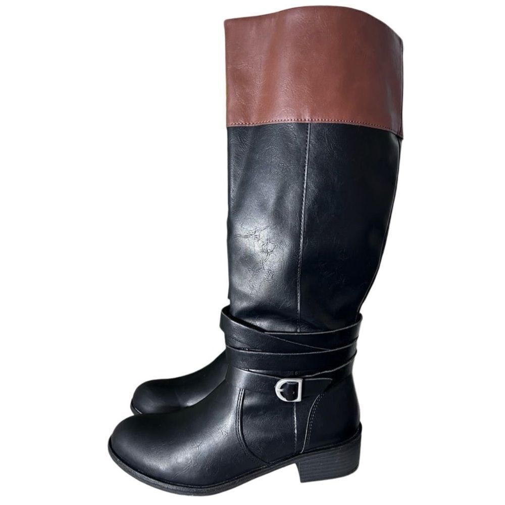 St. John's Bay Two-Tone Combat Boots